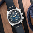 Hull Chronograph Blue / Leather | Blue Dial