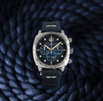 Hull Chronograph Blue / Leather | Blue Dial