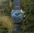Hull Chronograph Blue / Leather | Blue Dial