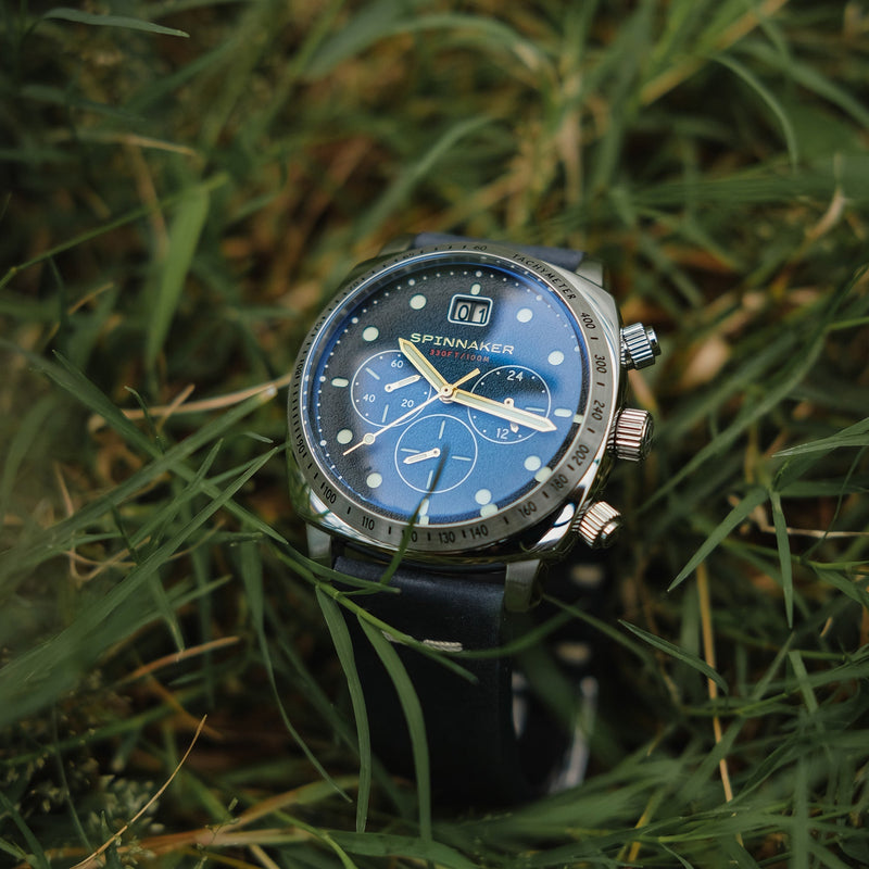Hull Chronograph Blue / Leather | Blue Dial