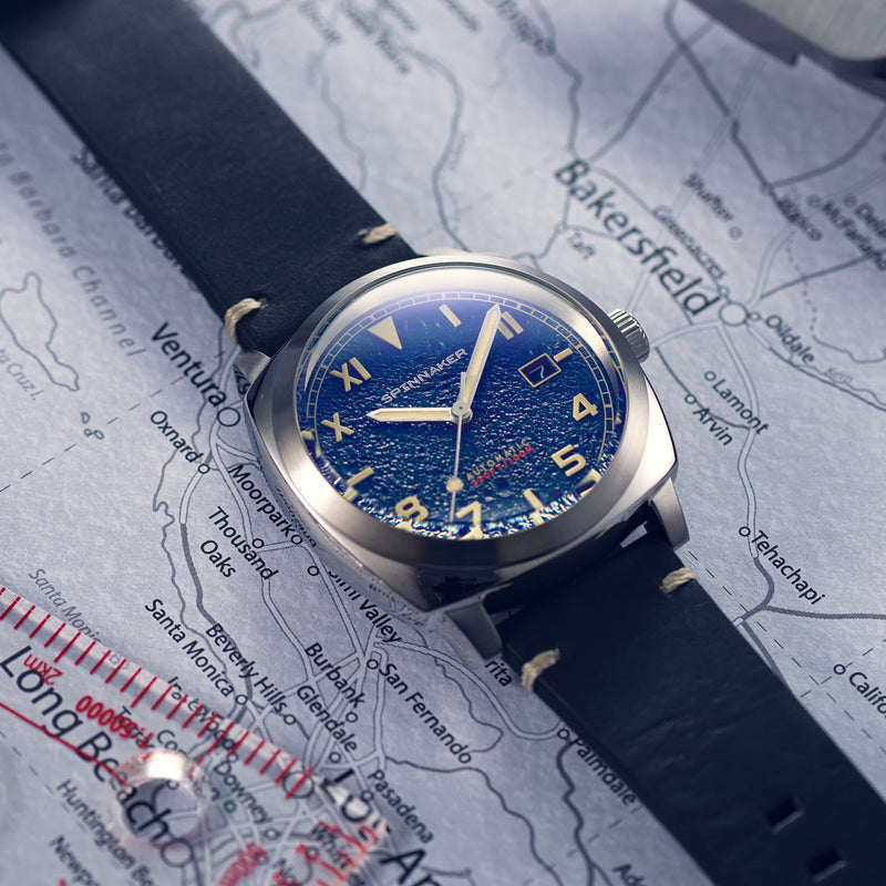 Hull California Blue Dial / Leather | Blue Dial