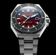 Dumas Burgundy / Stainless Steel | Burgundy Dial