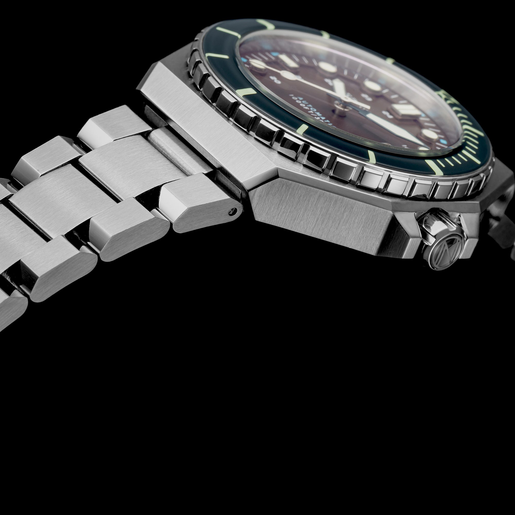 Dumas Burgundy / Stainless Steel | Burgundy Dial