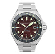Dumas Burgundy / Stainless Steel | Burgundy Dial