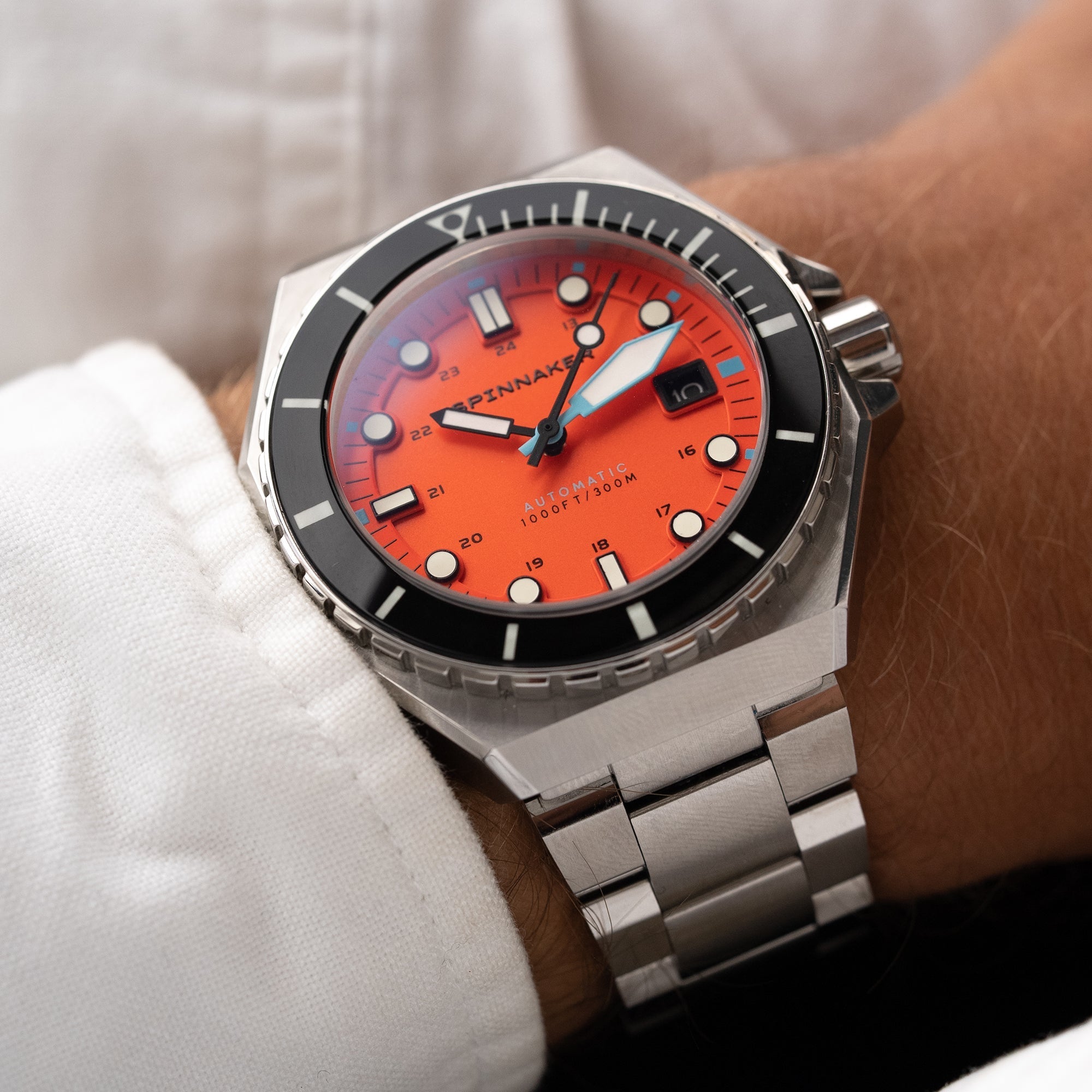 Spinnaker Dumas Orange / Stainless Steel | Orange | SP-5081-BB