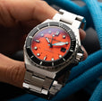 Dumas Orange / Stainless Steel | Orange Dial