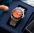 Dumas Orange / Stainless Steel | Orange Dial