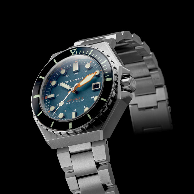 Dumas Blue / Black / Stainless Steel | Blue Dial