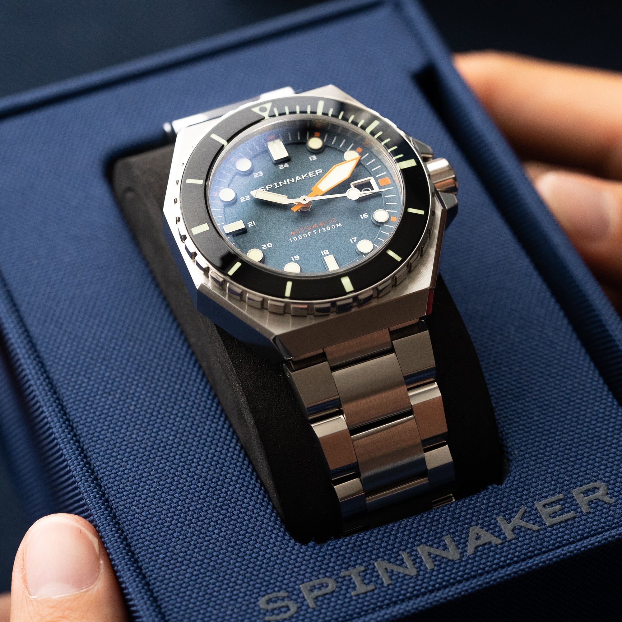Dumas Blue / Black / Stainless Steel | Blue Dial