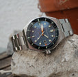 Dumas Blue / Black / Stainless Steel | Blue Dial