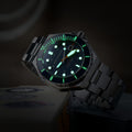 Dumas Blue / Orange / Stainless Steel | Blue Dial