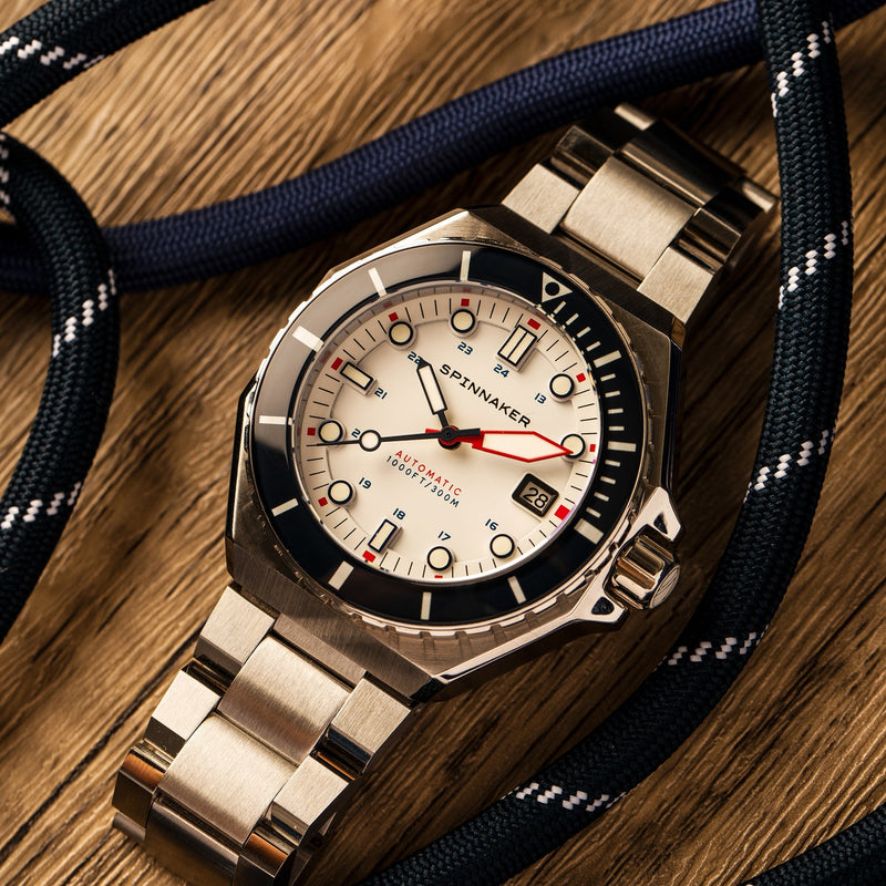 Dumas White / Blue / Stainless Steel | White Dial