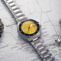 Dumas Yellow / Stainless Steel | Yellow Dial