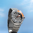Dumas Gray Dial / Orange / Stainless Steel | Gray Dial