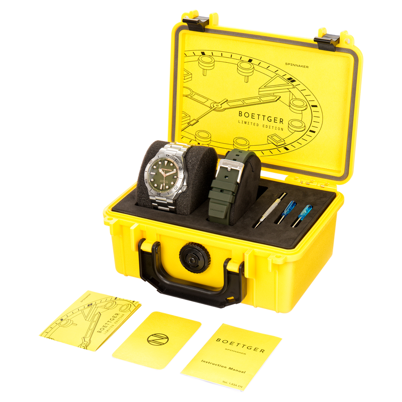 Boettger Diver Limited Edition Automatic Khaki | Khaki Dial