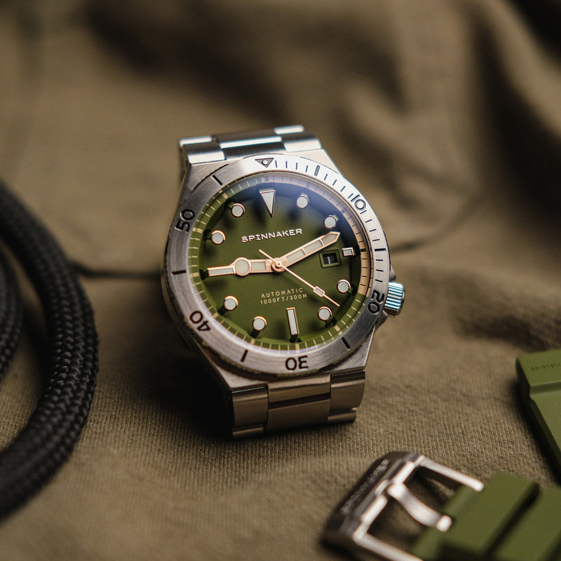 Boettger Diver Limited Edition Automatic Khaki | Khaki Dial