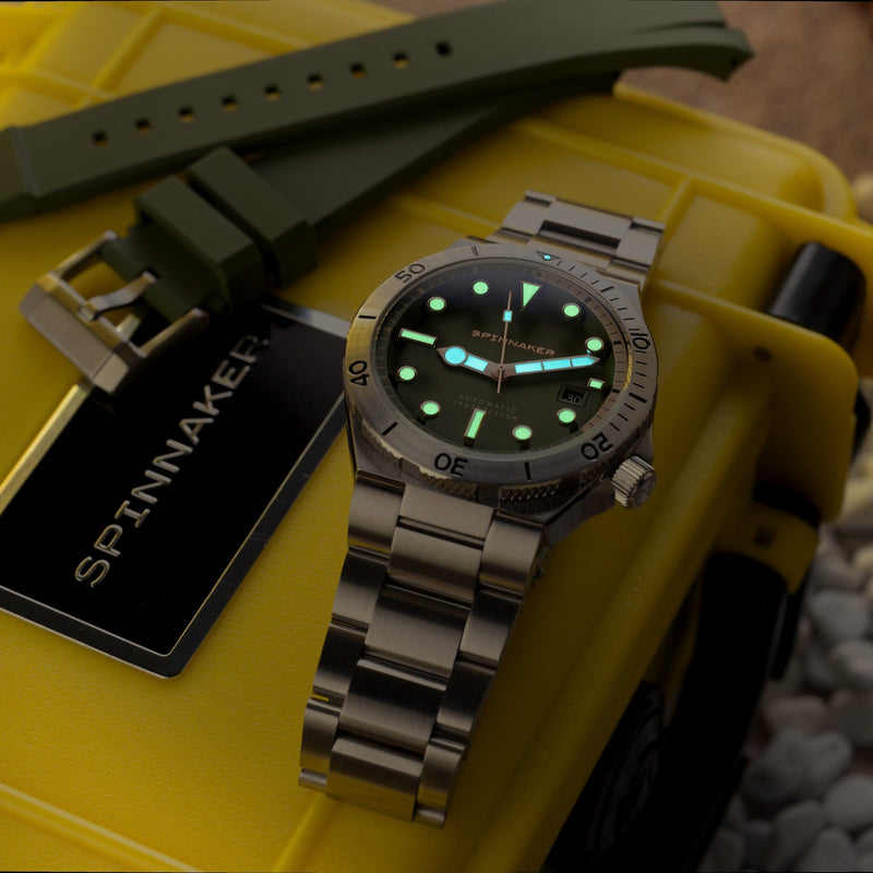 Boettger Diver Limited Edition Automatic Khaki | Khaki Dial