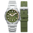 Boettger Diver Limited Edition Automatic Khaki | Khaki Dial