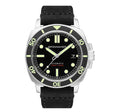 Hull Diver Black / Leather | Black Dial