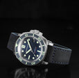 Hull Diver Blue / Leather | Blue Dial