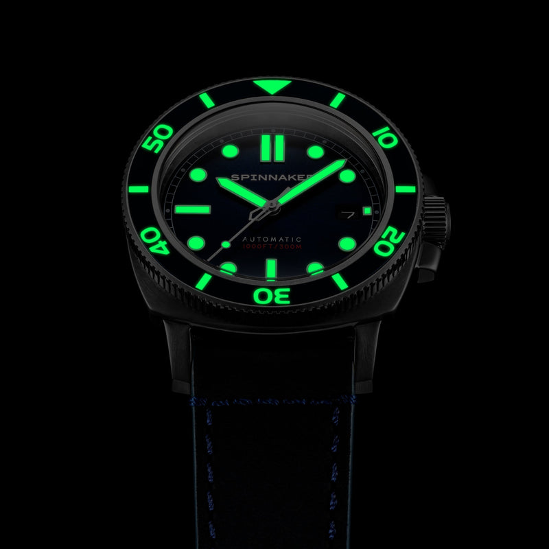 Hull Diver Blue / Leather | Blue Dial