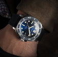 Hull Diver Blue / Leather | Blue Dial