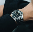 Hull Diver Black / Stainless Steel | Black Dial