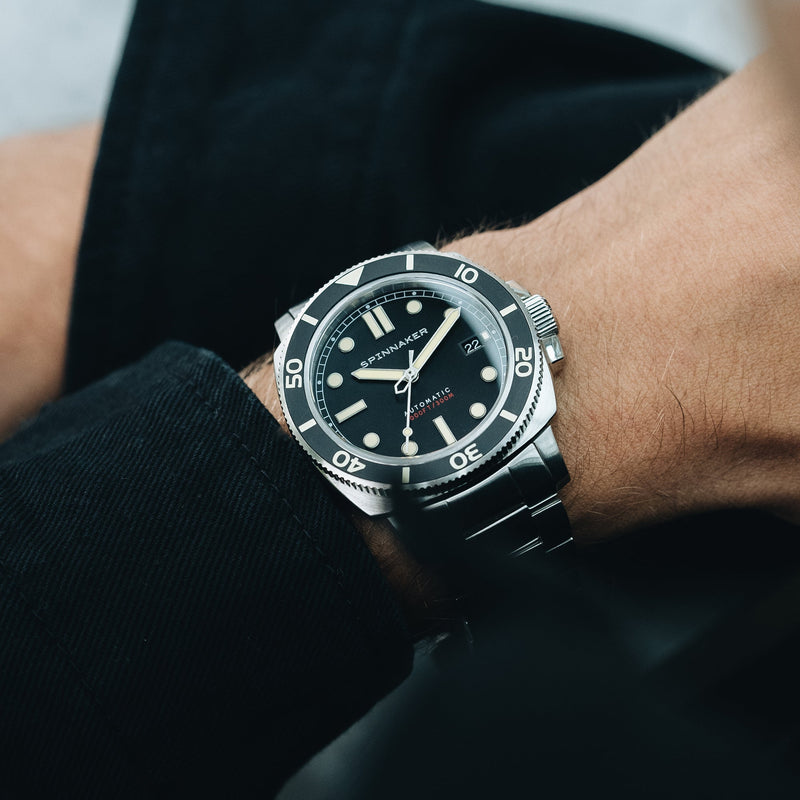 Hull Diver Black / Stainless Steel | Black Dial
