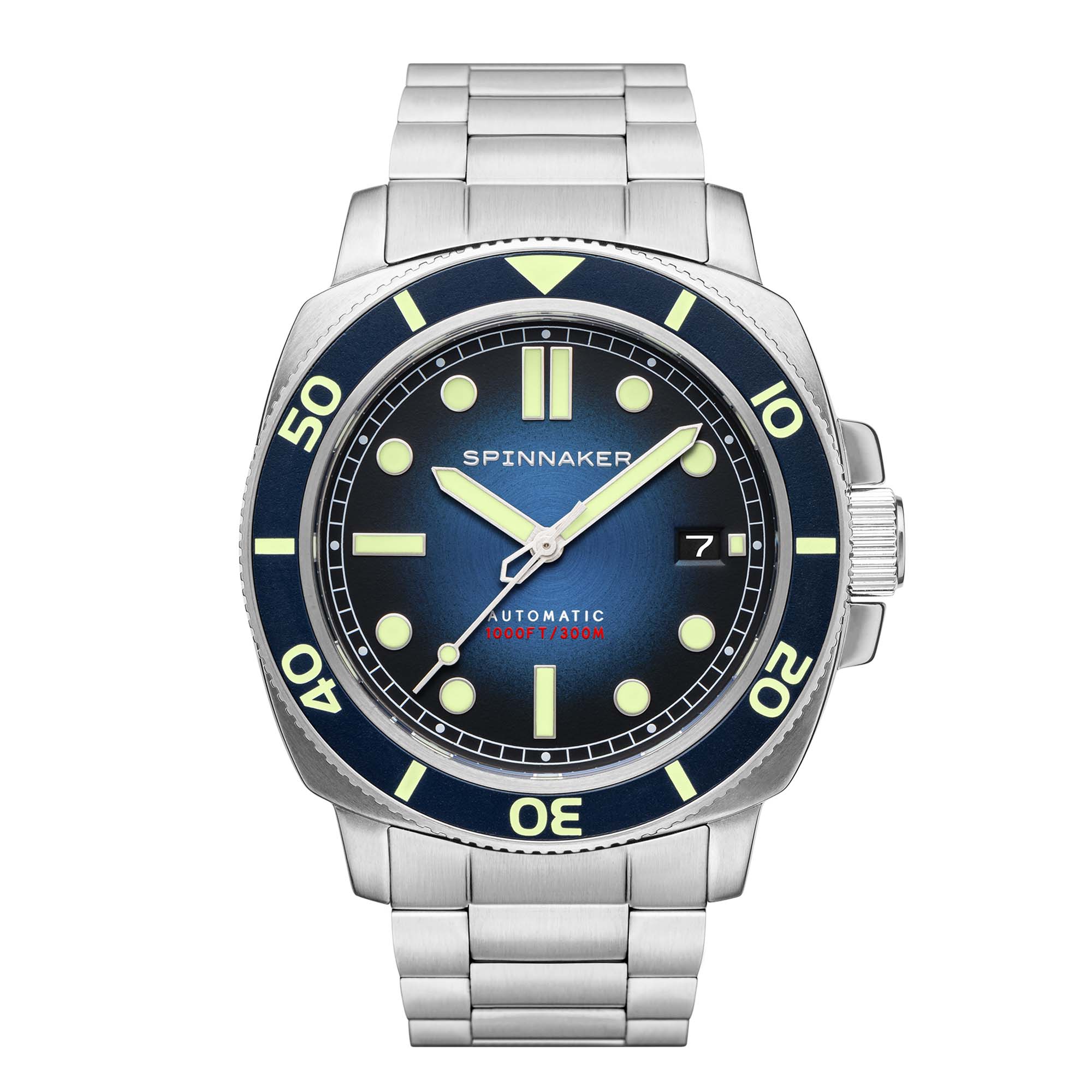 Spinnaker Hull Diver Blue / Stainless Steel | Blue | SP-5088-22