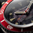 Wreck Red Ring & Gray / Leather | Black Dial
