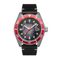 Wreck Red Ring & Gray / Leather | Black Dial