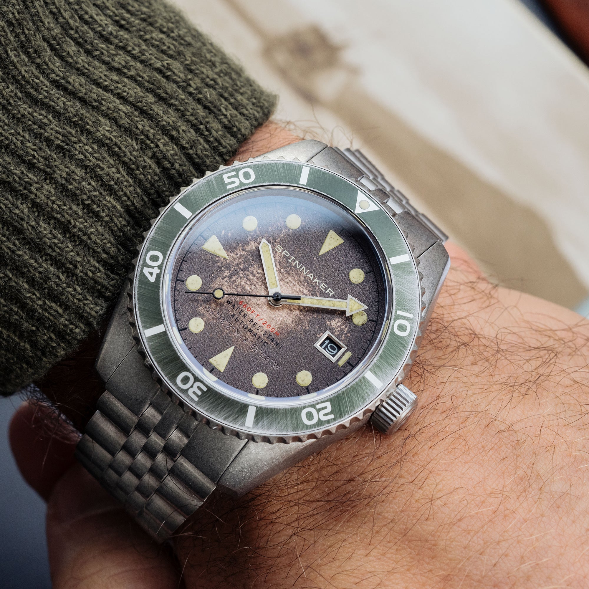 Spinnaker Wreck Brown Dial / Stainless Steel | Brown | SP-5089-22
