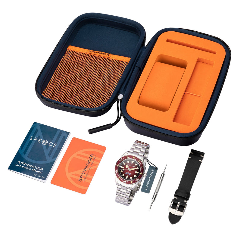 Spence 300 Red Dial / Stainless Steel | Red Dial