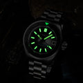 Piccard Black / Stainless Steel | Black Dial