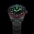 Croft Midsize Black / Stainless Steel | Black Dial