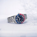 Croft Midsize Black / Stainless Steel | Black Dial