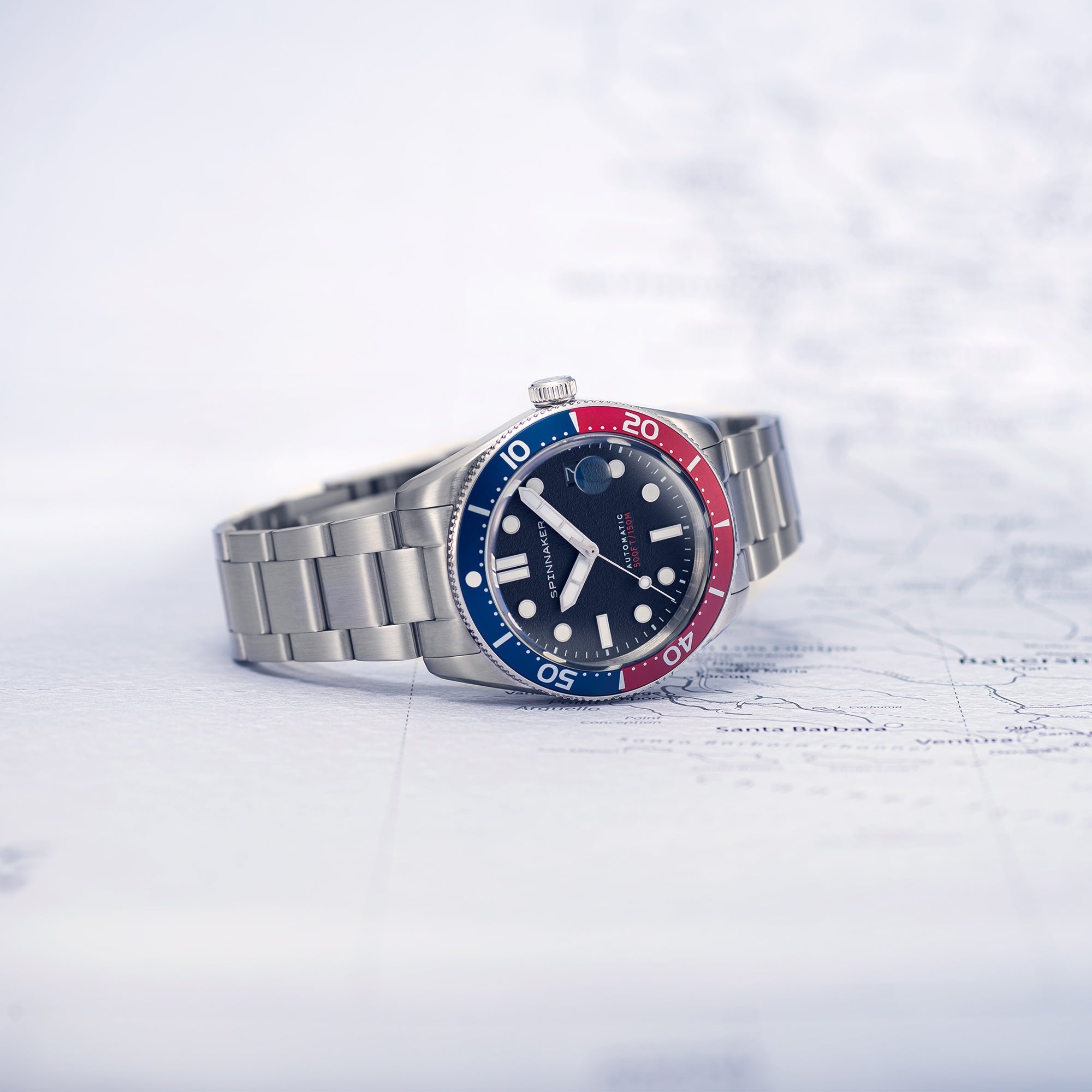 Croft Midsize Black / Stainless Steel | Black Dial