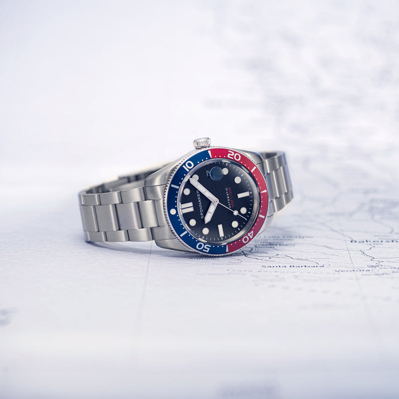 Croft Midsize Black / Stainless Steel | Black Dial