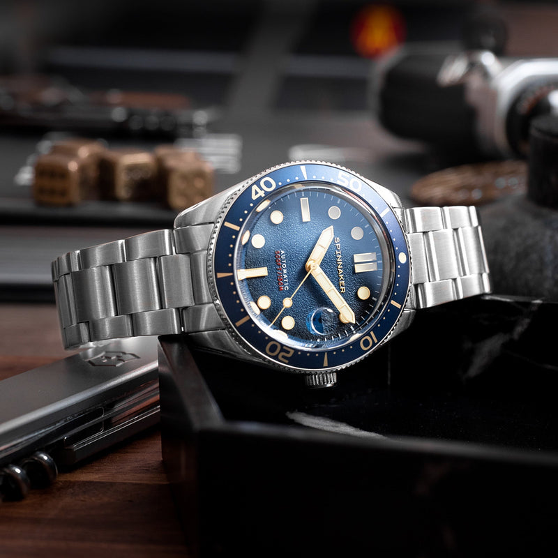Croft Midsize Blue / Stainless Steel | Blue Dial
