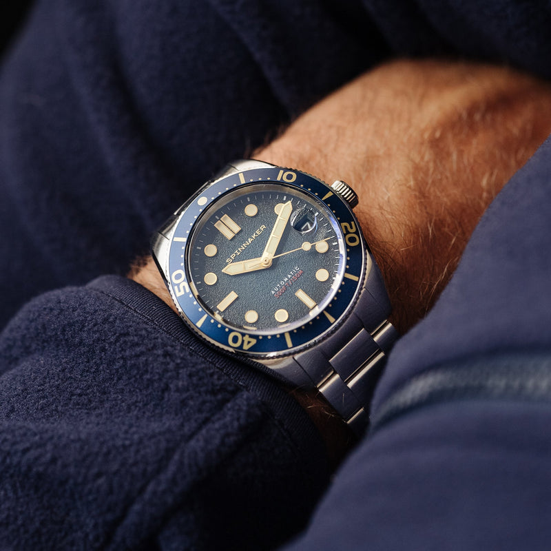Croft Midsize Blue / Stainless Steel | Blue Dial