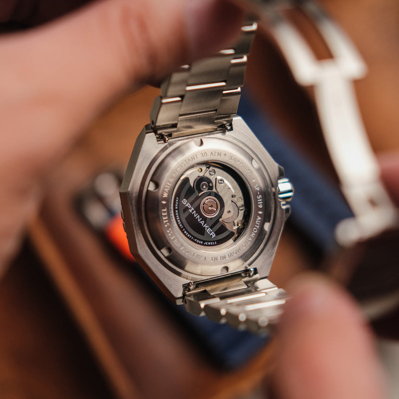 Dumas GMT Automatic Blue / Stainless Steel | Blue Dial