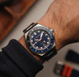 Dumas GMT Automatic Blue / Stainless Steel | Blue Dial