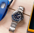 Dumas GMT Automatic Blue / Stainless Steel | Blue Dial