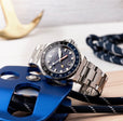 Dumas GMT Automatic Blue / Stainless Steel | Blue Dial