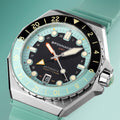 Dumas GMT Automatic Black / Stainless Steel | Black Dial