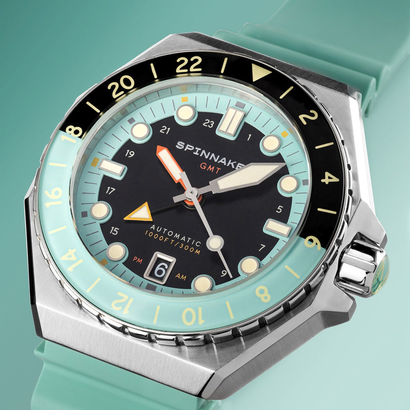 Dumas GMT Automatic Black / Stainless Steel | Black Dial