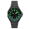 Dumas GMT Automatic Black / Stainless Steel | Black Dial