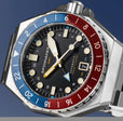 Dumas GMT Automatic Blue & Red  / Stainless Steel | Black Dial