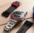 Dumas GMT Automatic Blue & Red  / Stainless Steel | Black Dial