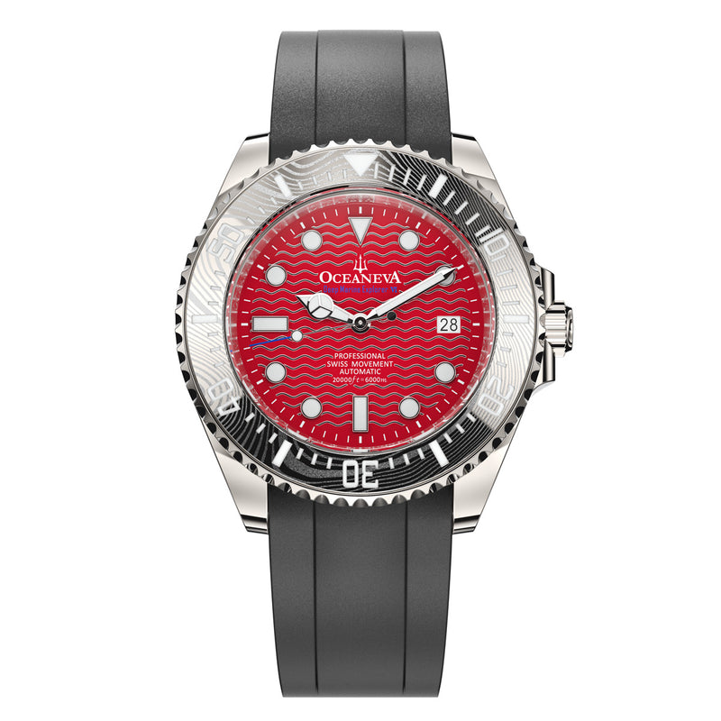 Deep Marine Explorer VI 6000m Grade 5 Titanium 6000m/RedDial | Red Dial